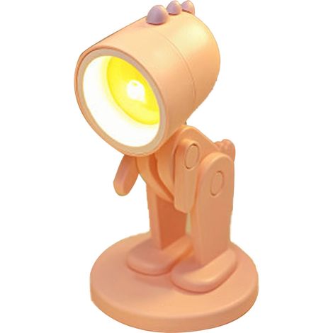 Ortviai Veilleuse LED en forme de dinosaure rose – lampe d’ambiance compacte et décorative pour chambre ou bureau (1/5)