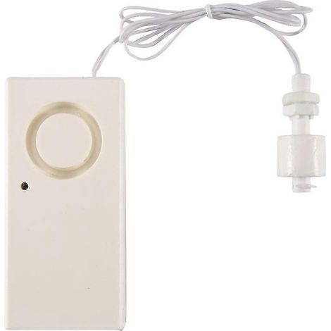 Alarme de niveau d'eau, détecteur de fuites d'eau, alarme de débordement 120 dB, temps de réponse de 0,1 s, câble de capteur de 1 m, faible consommation en veille, autonomie de 2 ans pour la cuisine e (1/5)