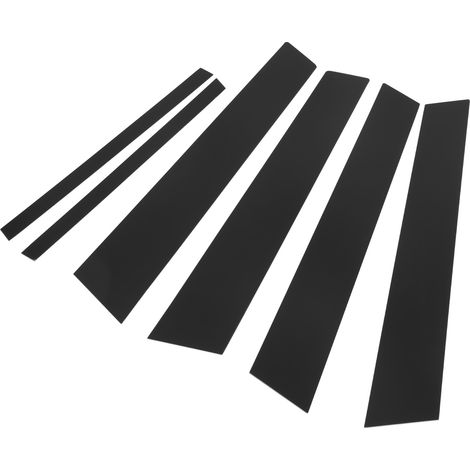 6-teiliges BC Tür-/Fenstersäulen-Zierleisten-Set, glänzend schwarze Spiegeldekoration, Ersatzteil für BMW 3er F30 2013-2019 (1/5)