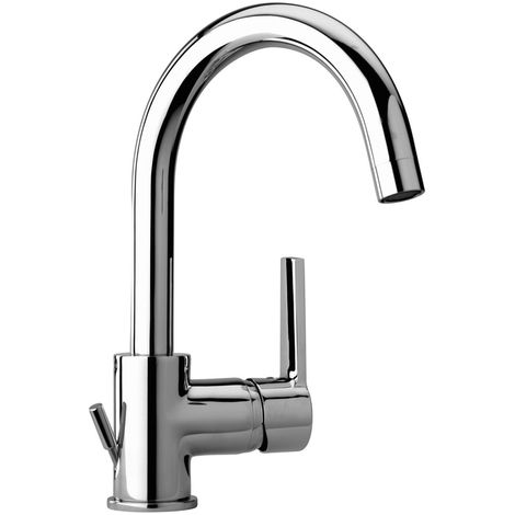 Miscelatore Rubinetto monocomando PAINI serie Le Mans per lavabo con bocca alta cod. 90CR250