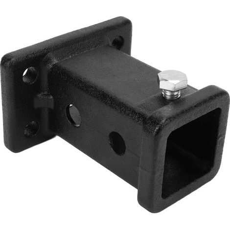 Jeffergarden Tube Récepteur boulonné 2 Pouces sur Attelage Récepteur, Adaptateur de Récepteur D'attelage de Remorque Universel pour Camionnettes, Boulon D'attelage de Remorque sur Partie Tube