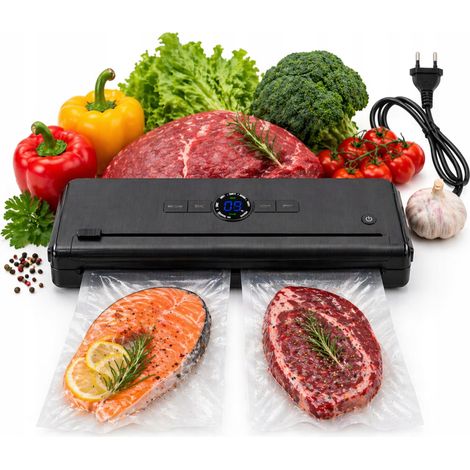 Selladora al vacío para alimentos, máquina de envasado automática, potente 115W (1/5)
