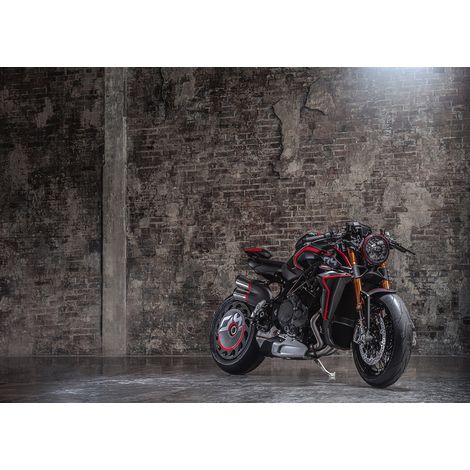 Papier peint panoramique Moto - 130 cm x 93 cm (1/2)