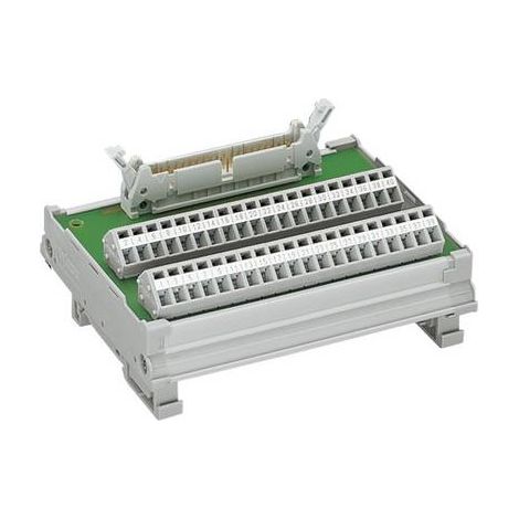 Module interface connecteur mâle selon DIN 41651 CAGE CLAMP® série 236 10 pôles WAGO 289-501 D28151 (1/2)