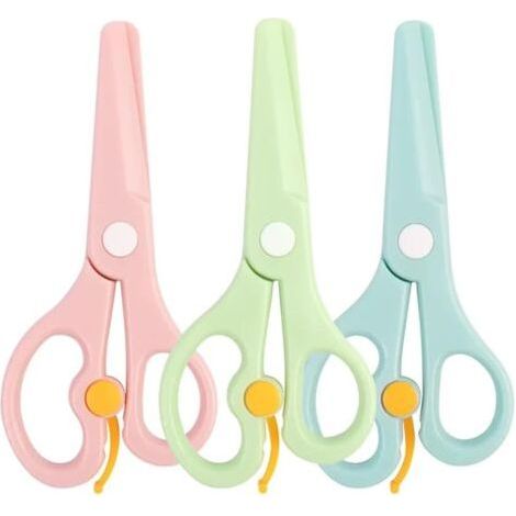Ciseaux Enfant,Ciseaux de Sécurité,Ciseaux Cranteurs,Ciseau Enfant,Ciseaux de Bordure de Sécurité,Ciseaux pour Enfants Ciseaux Scolaires,pour Scrapbo-Chrom (1/5)