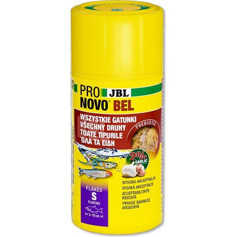 JBL Pronovo Bel Flakes S 100ml - mangime base in scaglie per pesci (1/5)