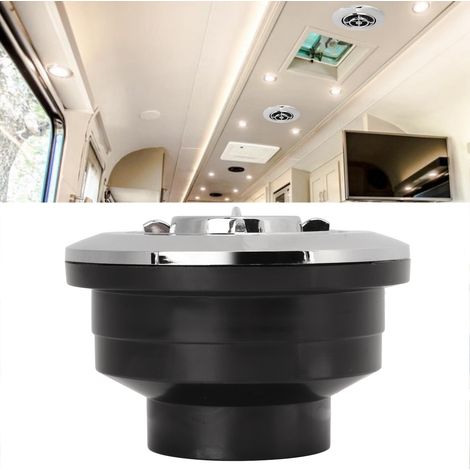 Rejilla de ventilación redonda para techo de autocaravanas, deflector de ventilación para vehículos utilitarios y de construcción. (1/5)