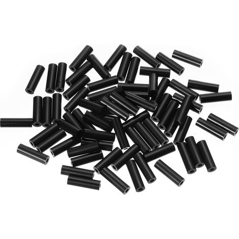 Entretoise Plastique ABS Noir M3 3.2mm Id x 7mm Od x 22mm L 120Pcs (1/5)
