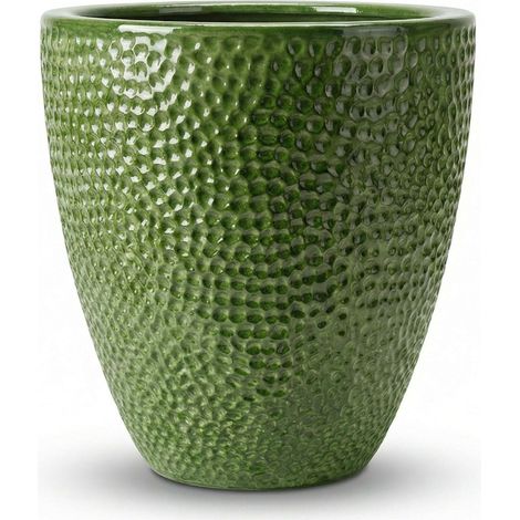 Maceta CIGALINE 26x28cm verde manzana (1/3)