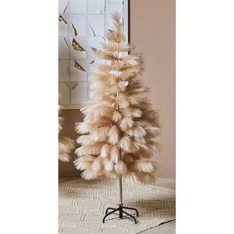 Sapin de Noël Pampa beige 150 cm. 70 x 150 cm (1/3)