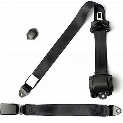 Cintura di sicurezza per auto, cintura di sicurezza universale regolabile a 3 punti, cintura di sicurezza automatica telescopica per auto, cintura di sicurezza per auto, accessori da viaggio, veicolo (1/5)