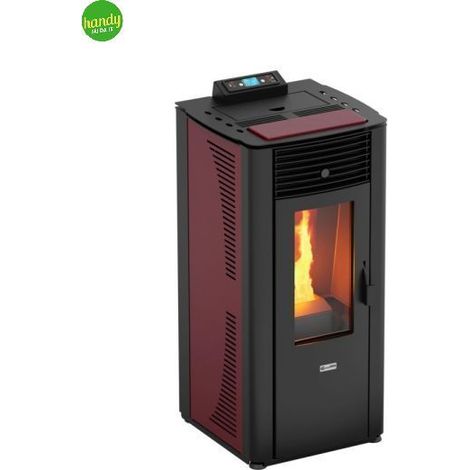 Termostufa a Pellet Magma Thera 14,7Kw A+ Bordeaux (1/4)