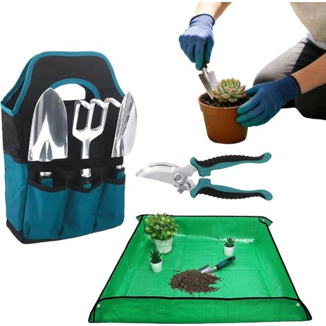 Kit d'Outils de Jardinage - Sécateur et Cultivateur Multifonction Portable (1/5)