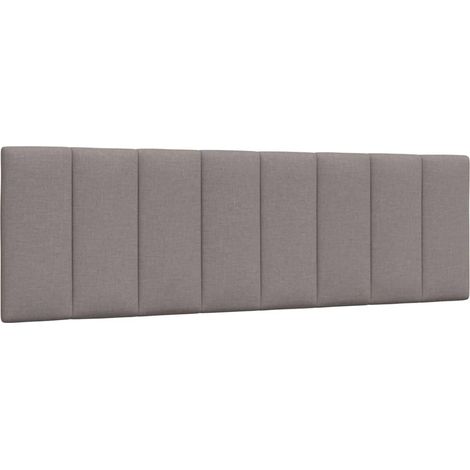 Kopfteil-Kissen "Hanko" Taupe 160 cm Stoff vidaXL