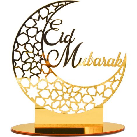 Acryl-Dekorationen für Eid Mubarak und Ramadan für Zuhause