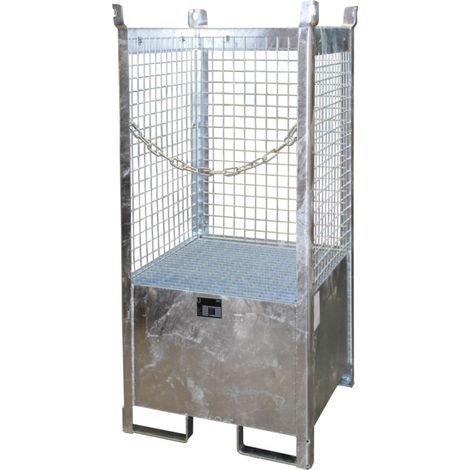 Palette d'empilage de fûts Bauer Südlohn FSP-1 D, galvanisé à chaud