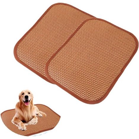 Alfombrilla refrescante para gatos de 2 piezas, 35x50cm, cachorros, conejos y roedores, Para jaulas e interiores (1/5)