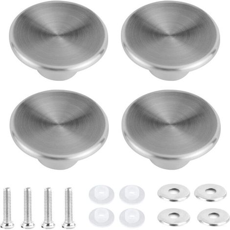Pomello per coperchio pentola KZQ - Set di 4 - Pomelli per coperchio - Coperchio pentola in acciaio inossidabile - Pomello per coperchio pentola - Maniglia per supporto coperchio - Pomello per coperch (1/4)