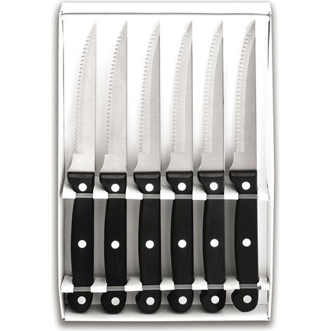 ENSEMBLE DE COUTEAUX À CÔTE DE BŒUF 6PCS