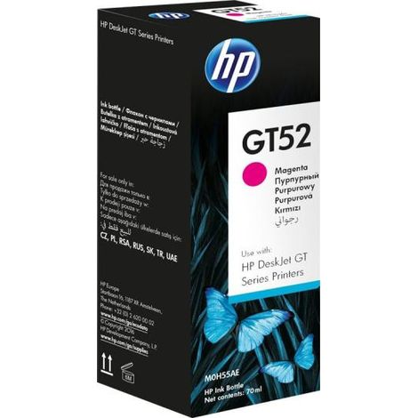 Bouteille de recharge d'encre HP GT52 (M0H55AE), magenta (1/2)