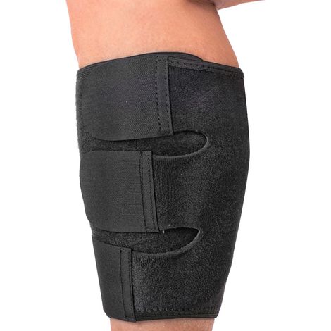 Coussinets de soutien des mollets réglables, respirants et doux, adaptés aux activités sportives. (1/5)
