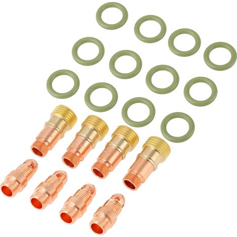 Kit de 49 pièces : buses en alumine, lentilles à gaz et pinces pour torche de soudage (1/5)