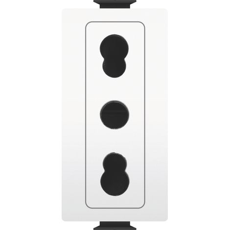 Feb Elettrica PRESA BIVALENTE DI SICUREZZA 2P+T 10-16A FIT Col. Bianco 20.00 pz