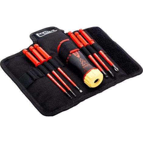 Utensile per elettricista Bahco 808061 isolato meccanismo cricchetto (1/2)