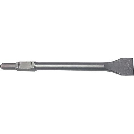 TECTOOL Burin à spatule 410 mm - SDS - hexagone 8 - emmanchement 30 mm - largeur 50mm (1/2)