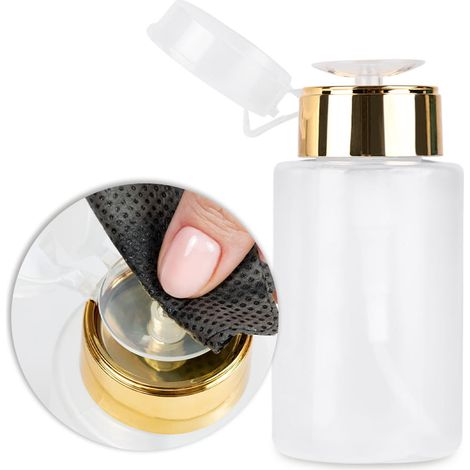 Distributeur de liquide avec pompe, doré, 150 ml (1/5)