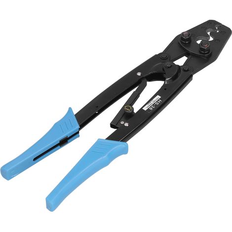 HS-38 Crimpzange für blanke Aderendhülsen, 5,5–38 mm², müheloses Crimpen mit ergonomischem Griff (1/5)