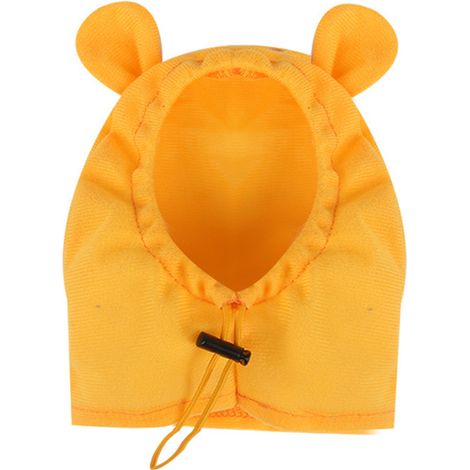 Filiyano-Chapeau pour animaux de compagnie chaud et coupe-vent, casquette mignonne, accessoire de déguisement amusant pour chat et chien, jaune taille (1/4)