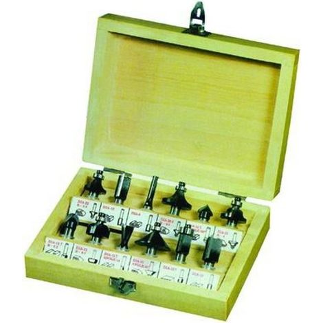 SET FRESE SAGOMATE 12 PEZZI IN CASSETTAIN LEGNO