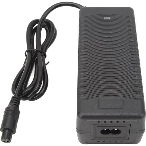 Chargeur pour trottinette électrique 54,6 V 2 A résistant à la chaleur et aux interférences, avec protection contre les coupures de courant. Adaptateur secteur pour vélo électrique. (1/5)