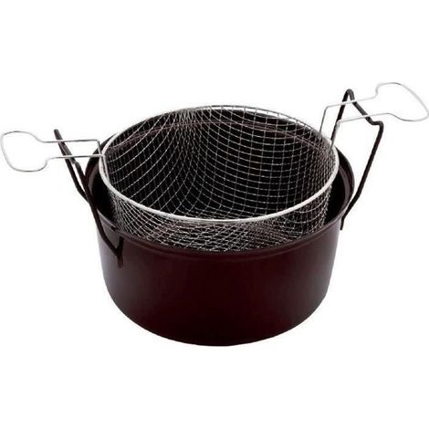 Friteuse du nord Baumalu - Noir - Diametre 28 cm (1/2)