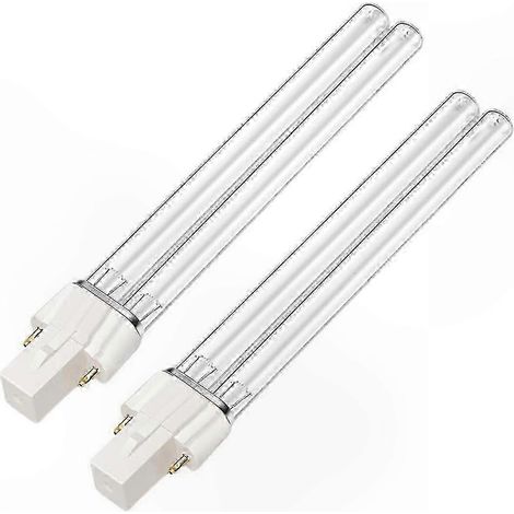 Lampe UV-C de rechange pour filtre biologique de bassin, lot de 2, compatible systèmes 1580/1840/2630 GPH, ampoule stérilisatrice, remplacement efficace. (1/5)