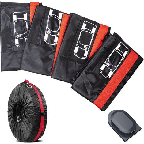 Pièces Housses de Pneus, Couvre-pneus, 19-23'' Housse Roue de Secours Imperméable, Housses de Protection de Roue de Voiture, diamètre 80 cm, Couverture Roue Secours avec Poignée, Antipoussière