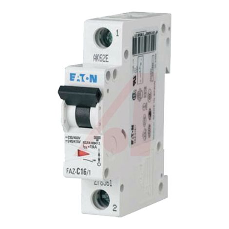 Disjoncteur FAZ 1P 0,5A 15kA (IEC/EN 60947 2) cbe D 000278568 EATON FAZ D0,5/1