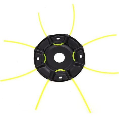 Tête de coupe-bordures de rechange (1 pièce) compatible avec les tondeuses à gazon en fer, légère et sûre, en nylon pour jardins et pelouses. (1/3)