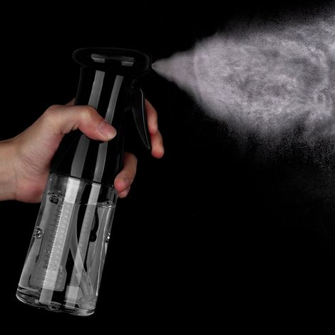 Vaporisateur de 200 ml pour coiffure, outils de coiffure de salon, brumisateur fin (noir) (1/5)