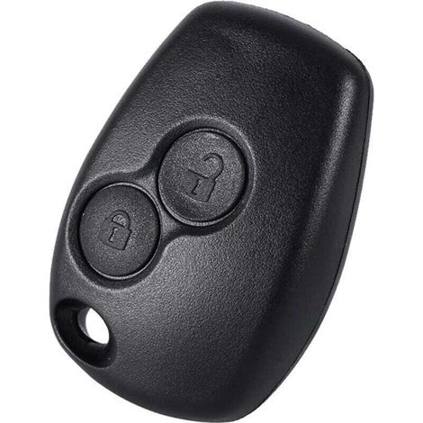 Boitier de clé 2 Boutons sans Lame Compatible avec Renault Clio 3, Twingo 2, Master 3, Kangoo 2 (1/4)