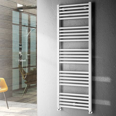RADIATORE TERMOARREDO SCALDASALVIETTE BIANCO CON TUBOLARI Ø25MM MODELLO ANNA - MM 1775X500 WATT 789 INT. 450 - COR