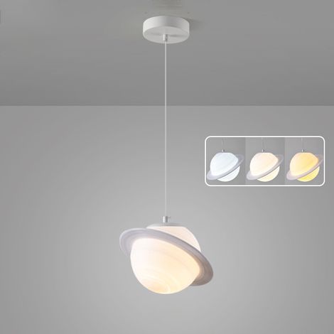 Lustre, suspension Creative Planet, lampe de chevet, plafonnier suspendu, 3 températures de couleur réglables, hauteur réglable, 15 cm x 150 cm (1/5)