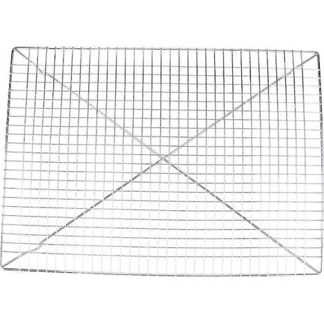 Grille de refroidissement en acier inoxydable antiadhésive pour pâtisserie, gâteaux, pain et biscuits, ustensile de cuisine, 46x33x2,8 cm (1/5)