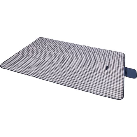 Tapis de pique-nique multifonctionnel en tissu Oxford imperméable et épais, couverture de pique-nique portable pour la plage et le camping. (1/5)