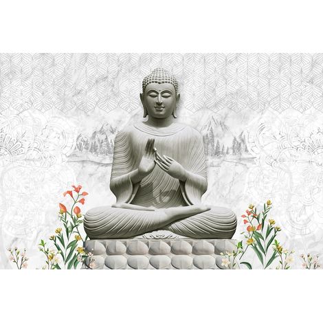 Papier peint panoramique - ZEN - Bouddha - 130 cm x 87 cm (1/2)