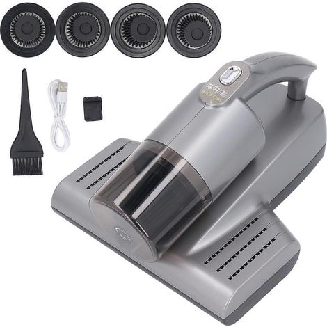 Aspirateur de matelas 15 kPa, aspiration 57 000 tr/min, aspirateur portatif sans fil avec lumière UV-C et ultrasons