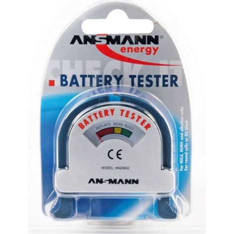 Ansmann tester universale per Batterie Alcaline e Ricaricabili