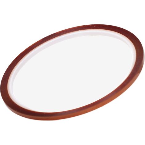 Hitzebeständiges Klebeband, 10 Rollen, PI-Sublimationstransferpresse, hohe Temperatur, 33 m Länge, 3 mm Breite (1/5)