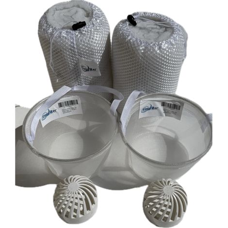 EASYBAG COMPATIBLE FILTRINOV MX18/25 - Lot de : 2 Easybag + 2 crépines + 2 Préfiltres) (1/2)